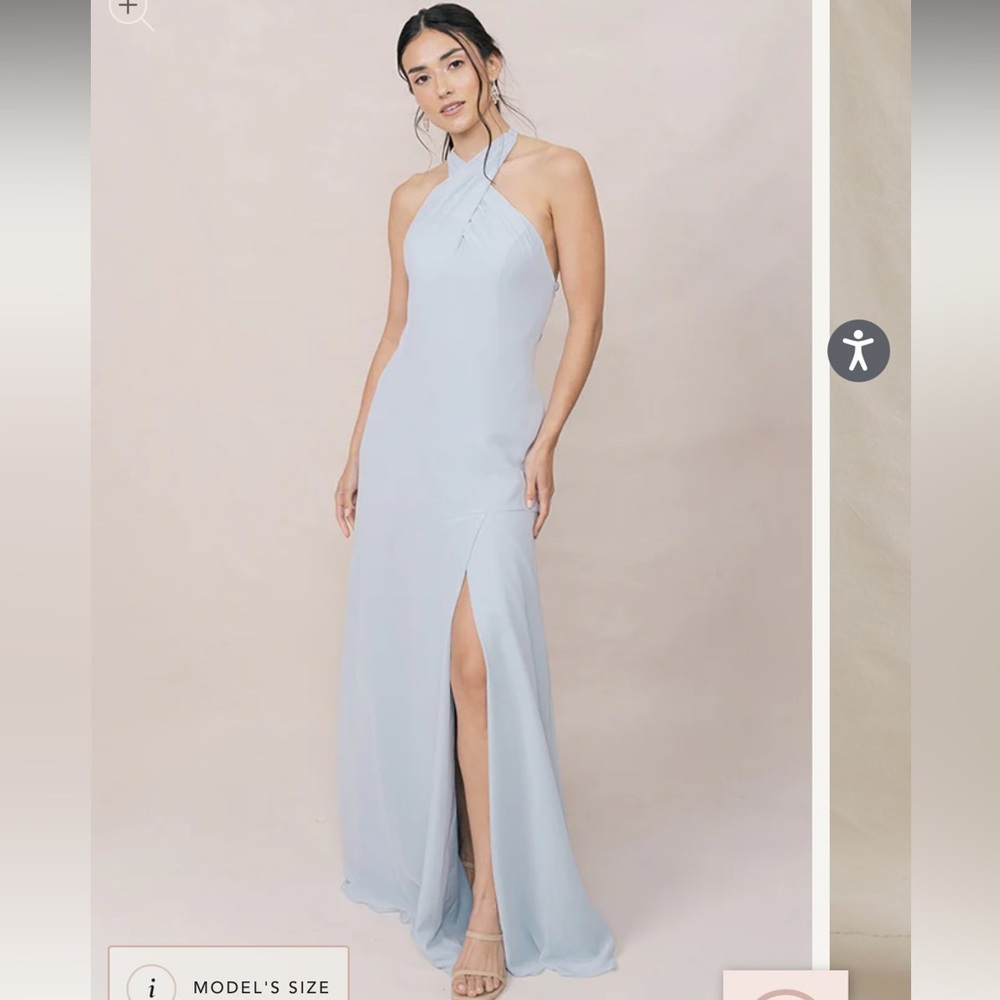 Bridesmaid dress from Revelry! Athena Chiffon dress